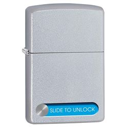 GENUINE ZIPPO LIGHTER " SLIDE TO UNLOCK"