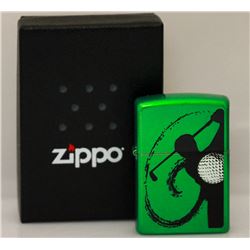 GENUINE ZIPPO LIGHTER THE GOLD PLAYER MADE IN U.S.A