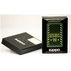 GENUINE ZIPPO LIGHTER USMC MADE IN U.S.A