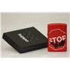 Image 2 : GENUINE ZIPPO LIGHTER STOP WAR SERIES MADE IN U.S.A