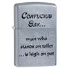 Image 1 : GENUINE ZIPPO LIGHTER CONFUCIAS POT