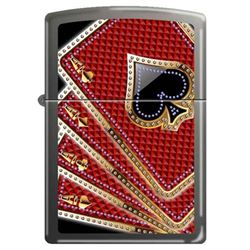 GENUINE ZIPPO LIGHTER "THE 4 ACES"