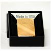 Image 1 : GENUINE ZIPPO LIGHTER "CLASSIC GOLD" MADE IN THE U.S.
