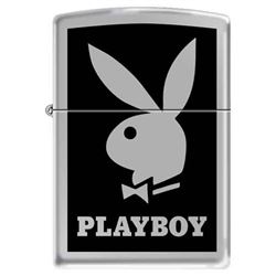 GENUINE ZIPPO PLAYBOY SERIES LIGHTER BLACK BACKGROUND