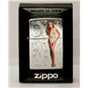 Image 1 : GENUINE ZIPPO LIGHTER PIN UP W/ENGRAVING