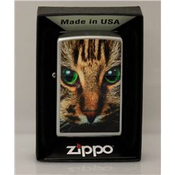 GENUINE ZIPPO THE CAT LOVER LIGHTER MADE IN U.S.A