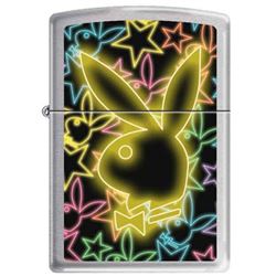 GENUINE ZIPPO PLAYBOY SERIES LIGHTER GLOWING STARS