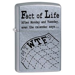 GENUINE ZIPPO WTF LIGHTER