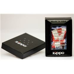 GENUINE ZIPPO LIGHTER A MILITARY WIFES PRAYER MADE IN U