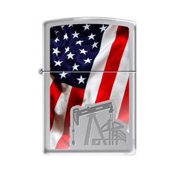 GENUINE ZIPPO AMERICAN PRIDE SERIES LIGHTER "THE OIL DE