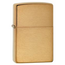 GENUINE ZIPPO PLAIN BRASS LIGHTER