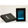 Image 2 : GENUINE ZIPPO SIMPLE BLUE LIGHTER MADE IN U.S.A