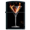 Image 1 : GENUINE ZIPPO FLAMING MARTINI LIGHTER