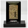 Image 1 : GENUINE ZIPPO LIGHTER "BRASS VENETIAN" MADE IN THE U.S.