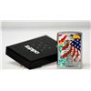 Image 2 : GENUINE ZIPPO LIGHTER "PATRIOTIC FLAG" MADE IN THE USA
