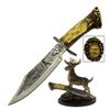 Image 1 : WILDLIFE EDITION 9" DEER DISPLAY KNIFE W/STAND