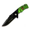 Image 1 : 7.5" BLACK/GREEN SPRING ASSISTED BLACK WATER COLLECTION