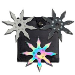 SET OF 3 THROWING STARS