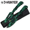 Image 1 : ZOMBIE HUNTER EDITION GREEN SKULLS CAMOUFLAGE 10" THROW