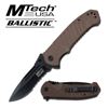 Image 1 : SPRING ASSISTED TAN MTECH BALLISTIC "IRONCLAD" OPENING