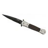 Image 1 : 8" BLACK & GREY SPRING ASSISTED KNIFE W/CLIP