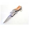 Image 1 : 2 1/2" KNIFE WOOD HANDLE SPRING ASSISTED FOLDING KNIFE