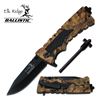 Image 1 : ELK RIDGE SPRING ASSISTED KNIFE W/FIRER STARTER & WINDO
