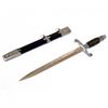 Image 1 : 14.5" FANCY ROMAN STYLE DAGGER W/SHEATH