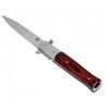 Image 1 : 8 1/2" WOODEN HANDLE SPRING ASSISTED FOLDING KNIFE
