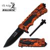 Image 1 : ELK RIDGE SPRING ASSISTED KNIFE W/FIRER STARTER & WINDO
