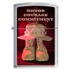 Image 1 : GENUINE ZIPPO LIGHTER "HONOR,COURAGE,COMMITMENT"