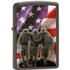 Image 1 : GENUINE ZIPPO LIGHTER-NO MAN LEFT BEHIND