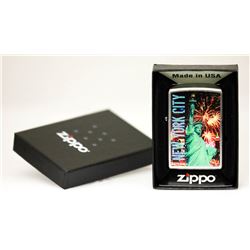GENUINE ZIPPO LIGHTER "STATUE OF LIB FIREWORKS"
