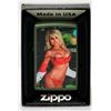 Image 2 : BASEBALL GIRL GENUINE ZIPPO LIGHTER MADE IN U.S.A