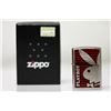 Image 2 : RED AND BLACK PLAYBOY BUNNY GENUINE ZIPPO LIGHTER MADE
