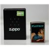 Image 2 : GENUINE ZIPPO LIGHTER PLAYBOY NOVEMBER 1981 SERIES MADE