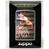Image 2 : EAGLE FLAG GENUINE ZIPPO LIGHTER MADE IN U.S.A