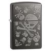Image 1 : GENUINE ZIPPO GRAY SKULLS LIGHTER