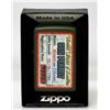 Image 2 : GUN PERMIT GENUINE ZIPPO LIGHTER MADE IN U.S.A