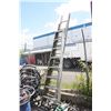 Image 1 : 2 ALUMINUM LADDERS; ONE STEP LADDER ONE EXTENSION LADDER