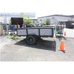 SINGLE AXEL UTILITY TRAILER  *NO PAPERS AVAILABLE* PARTS ONLY