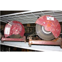 2 STEEL CUTTING CHOPSAWS