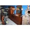 Image 2 : 6PC CHATEAU FONTAINE AUTHENTIC 19TH CENTURY LOUIS PHILLIPE IN SOLID CHERRY BEDROOM SUITE; KING SIZE