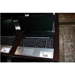 TOSHIBA LAPTOP COMPUTER - NO POWER CORD