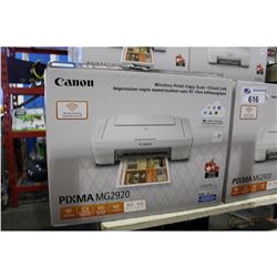 CANON PIXMA MG2920 WIRELESS PRINT COPY SCAN AND CLOUD PRINTER