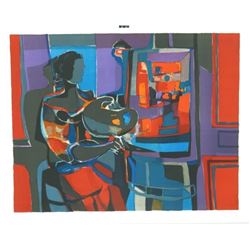 Marcel Mouly, "Abstract Figure of Artist"