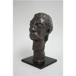 Mid Century bronze bust