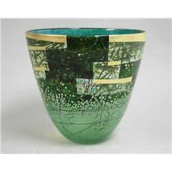 Modernism abstract Art Glass vase