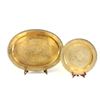 Image 1 : Two 20th c Chinese Brass Trays