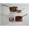 Image 8 : Lot of Miniature Copper Cookware